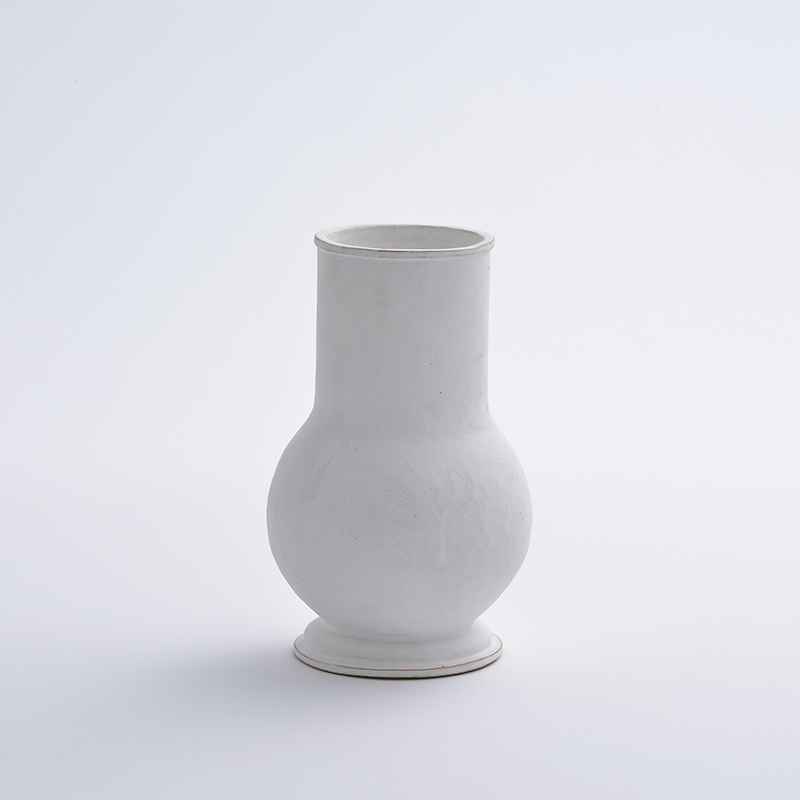 StiLL flowervase スティル フラワーベース 胡粉（白）/ MISHIM POTTERY CREATION