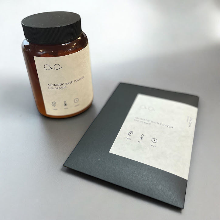 ao.(アオ) AROMATIC BATH POWDER 入浴剤- RIPE ORANGE  – 280g/1P(35g)
