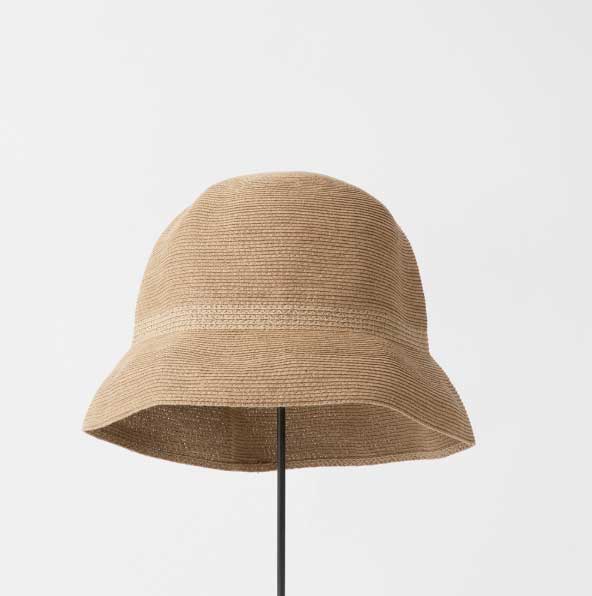 mature ha. BOXED HAT 11cm brim organdy ribbon