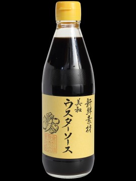 新鮮素材 美和ウスターソース 360ml/倉敷味工房