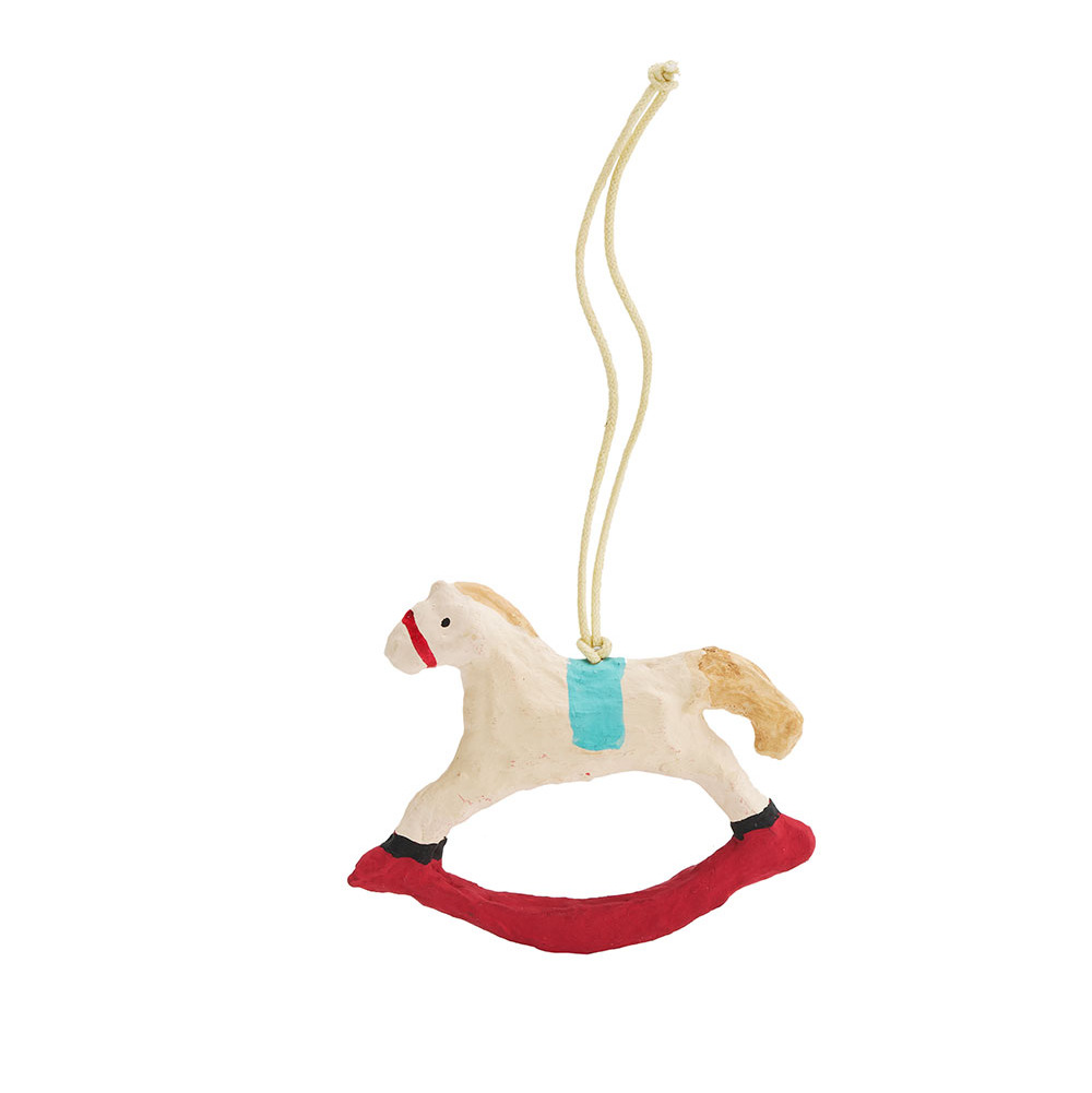 fog linen work ホリデーオーナメント 木馬≪2個迄メール便可≫